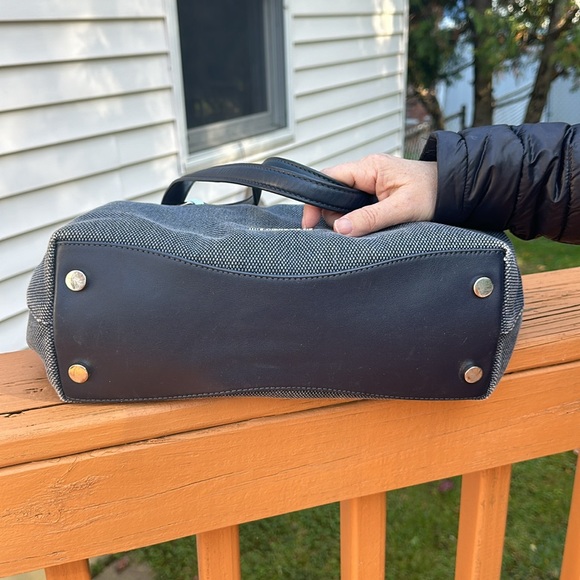 Michael Kors Raven Denim Large Shoulder Bag - Picture 7 of 12